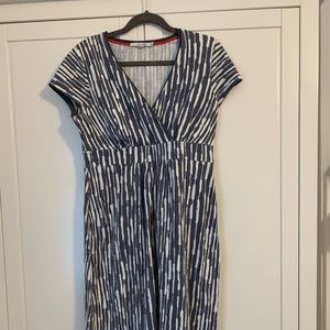Boden jersey dress for sale. Cap sleeves, mid-length, in very good shape.